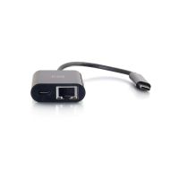 C2G 29749 USB-C Ethernet Multipport Adapter Power Delivery  