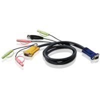 ATEN 2L5303U 10ft USB KVM Cable CS1758 Full Audio  