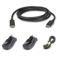 ATEN 2L7D02UDPX4 6ft Single Display DisplayPort Secure KVM  
