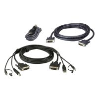 ATEN 2L7D03UDX5 10ft Dual Display DVI-D Secure KVM Kit  