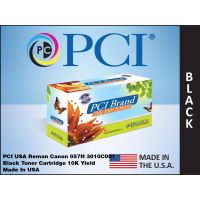 PCI 3010C001-PCI Canon 057H 3010C001 Black Toner 10K Reman  