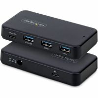 StarTech 311NA-USB-HUB 4-Port USB-C and USB-A Hub, 5Gbps, Self-Powered, 2-in-1 USB-C and USB-A Host Cable, 36W Power Adapter Included