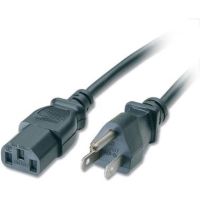 C2G 18 AWG Universal Power Cord (NEMA 5-15P to IEC C13, 3') - 3129