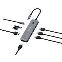 VERBATIM 32151 USB-C Pro Multipport Hub 8 Ports CMH 08  