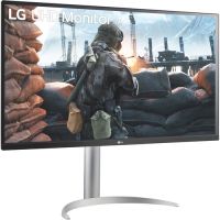 LG 32BP55U-B 31.5" 4K UHD HDR Monitor (White/Black/Silver)