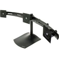 Ergotron DS100 Triple-Monitor Horizontal Desk Stand (Black) - 33-323-200
