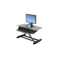 Ergotron WorkFit-Z Mini - standing desk converter - rectangular - dove gray - 33-458-917