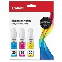 Canon 3394C003 INK SUPPLIES GI-20 CMY INK BOTTLE VALUE PACK