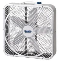 Lasko Products 3720 WeatherShield Box Fan BrownBox