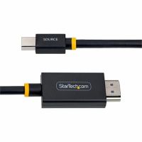 StarTech 3F-MDP-HDMI2-4K60 3ft/91cm Mini DisplayPort to HDMI Adapter Cable, 4K 60Hz with HBR3, MDP to HDMI 2.0 Active Video Converter