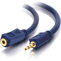 C2G 40611 50ft 3.5mm M/F Stereo Velcro Cable