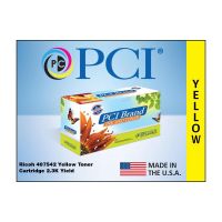 PCI 407542-PCI Ricoh 407542 SPC250A Yellow Toner 2300 Pages