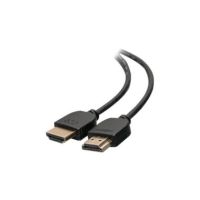 C2G Plus Series 1ft High Speed HDMI Cable with Low Profile Connectors - 4K Slim Flexible HDMI 2.0 Cable - 4K 60Hz - 41361