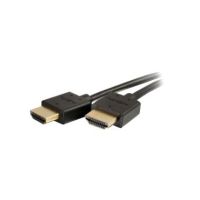 C2G Plus Series 2ft High Speed HDMI Cable with Low Profile Connectors - 4K Slim Flexible HDMI 2.0 Cable - 4K 60Hz - 41362