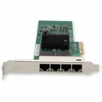 ADD-ON 435508-B21-AO HP 435508-B21 Comparable 10/100/1000Mbps Quad Open RJ45 100m PCIe x4 NIC  