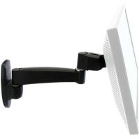 Ergotron Single Extension 200 Series Wall Mount Arm (Black) - 45-233-200