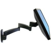 Ergotron Double Extension 200 Series Wall Mount Arm (Black) - 45-234-200