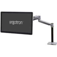 Ergotron Sit-Stand Desk Arm for Displays up to 42" (Polished Aluminum) - 45-360-026