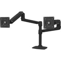 Ergotron LX Dual Stacking Arm for Displays up to 24" (Black) - 45-492-224