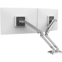 Ergotron MXV Desk Mount Dual-Monitor Arm (Polished Aluminum) - 45-496-026