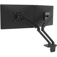 Ergotron 45-496-224 MXV Desk Mount Dual-Monitor Arm (Black)