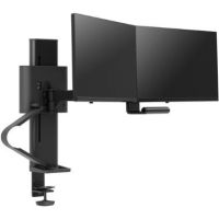 Ergotron TRACE Dual Monitor Desktop Mount for Displays up to 27" (Matte Black) - 45-631-224