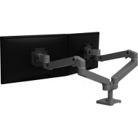 Ergotron 45-686-293 LX Pro Dual Side-by-Side Arm (Dark Gray)