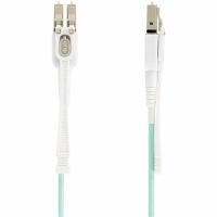 StarTech 3m (9.8ft) LC to LC (UPC) OM4 Multimode Fiber Optic Cable w/Push Pull Tabs, 50/125µm, 100G, Bend Insensitive, Low Insertion Loss - LSZH Fiber Jumper Cord - 450FBLCLC3PP