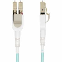 StarTech 5m (16.4ft) LC to LC (UPC) OM4 Switchable Fiber Optic Cable 50/125µm, 100G, Toolless Polarity Switching, Low Insertion Loss - LSZH Fiber Jumper Cord - 450FBLCLC5SW