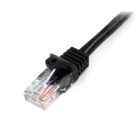 StarTech Cat5e Patch Cable with Snagless RJ45 Connectors - 100 ft, Black