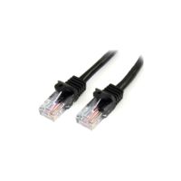 StarTech Cat5e Ethernet Cable 10 ft Black - Cat 5e Snagless Patch Cable - 45PATCH10BK