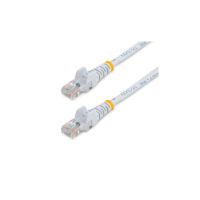 StarTech Cat5e Ethernet Cable 15 ft White - Cat 5e Snagless Patch Cable - 45PATCH15WH
