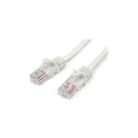 StarTech Cat5e Ethernet Cable 6 ft White - Cat 5e Snagless Patch Cable - 45PATCH6WH
