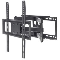 MANHATTAN - STRATEGIC 461344 Universal LCD Full-Motion Wall Mount for 32-55" Flat Panel Curved TV VESA  
