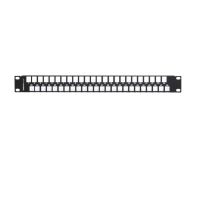 Signamax 48-Ports MultiMedia Keystone Jacks Patch Panel 48U-HDMMP-1R