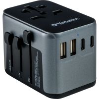 VERBATIM 49545 TRAVEL ADAPTER 30W    