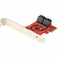 STARTECH 4P6G-PCIE-SATA-CARD SATA III 6Gbps PCIe 3.0 x2 Card 4-Port SATA Expansion Adapter  