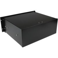 StarTech 4U Black Steel Storage Drawer for 19in Racks and Cabinets - 4UDRAWER