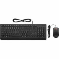Lenovo 4X31R64400 Essential Wired Combo Keyboard and Mouse - Black - US