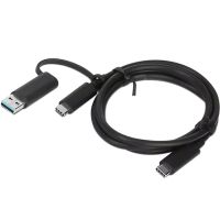 LENOVO 4X90U90618 System Cable USB-C Left Male USB-A Right Connector Extension Black