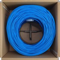 4XEM 4XCAT5E1000BL 1000FT Cat5e UTP Network Patch Cable Roll (Blue)