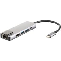 4XEM 4XUSBCHUB08 - docking station - USB-C - HDMI - 1GbE
