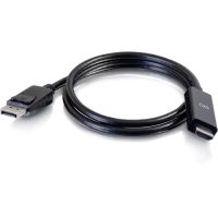 C2G 50194 6ft DisplayPort to HDMI Cable 4K 60Hz 1.2 Male to Male Black Adapter  