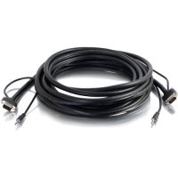 C2G 50227 AV Cable 3.5mm Stereo Audio VGA Male Left to 3.5mm Stereo VGA 6ft  