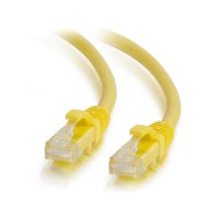 C2G 50757 35ft CAT6A Snagless UTP Ethernet Cable Yellow 10Gbps Shielded  