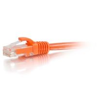 C2G 50852 35ft CAT6A Snagless UTP Cable Orange Color Coded Network  