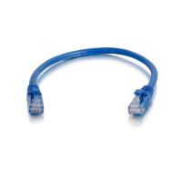 C2G 50879 100ft CAT6A Snagless UTP Cable Blue 10Gbps Plenum Rated Long Run  