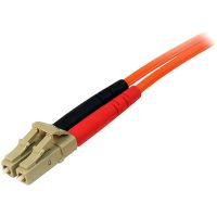 StarTech 3m Fiber Optic Cable - Multimode Duplex 50/125 - LSZH Fiber Jumper Cord - LC/LC - 50FIBLCLC3