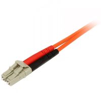 StarTech 2m Fiber Optic Cable - Multimode Duplex 50/125 - LSZH Fiber Jumper Cord - LC/SC - 50FIBLCSC2