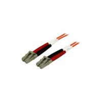 StarTech 3m Fiber Optic Cable - Multimode Duplex 50/125 - OFNP Plenum - LC/LC - OM2 - LC to LC Fiber Patch Cable - 50FIBPLCLC3